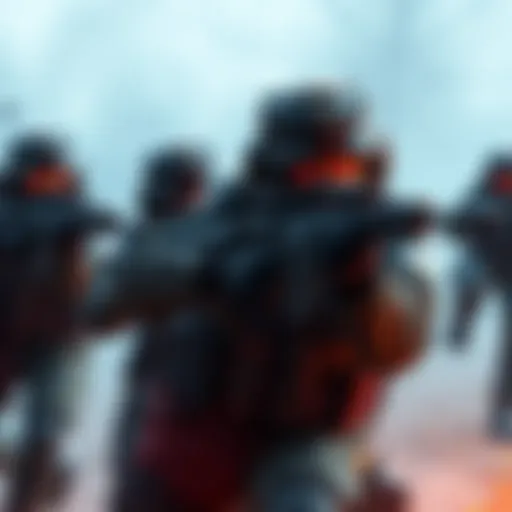 Players work together to combat snipers in a combat gaming environment, strategizing and coordinating their movements to protect their team.