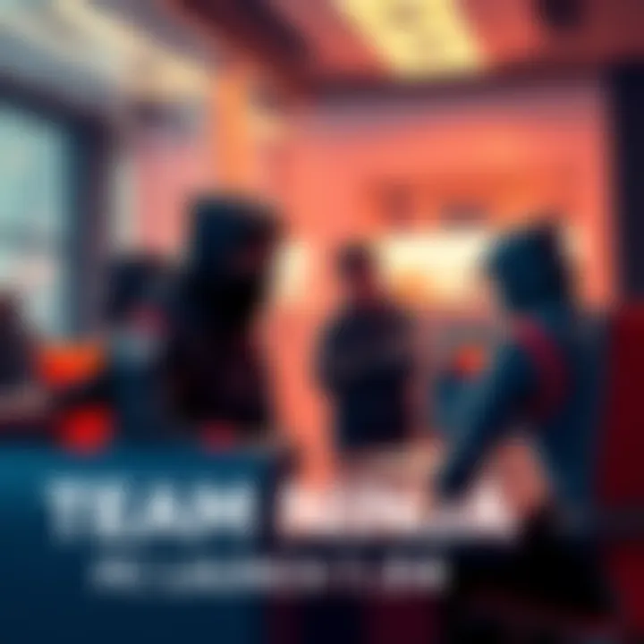 Team Ninja Investigates PC Launch Issues Team Ninja team members discussing issues with the PC version 1.04 in an office setting