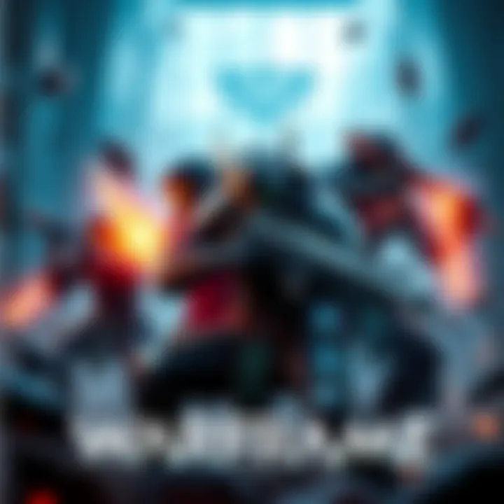 A group of Warframe characters working together in combat, showcasing teamwork and strategic gameplay without shields or abilities.