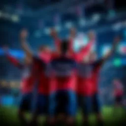 Team Yandex players celebrating after defeating a popular team, showcasing their dominance at The International