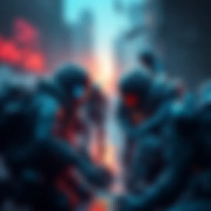 Players working together in a digital extraction mission within the game Cryo, focused on teamwork and strategy.