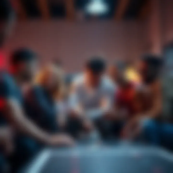 A diverse group of people collaborating and supporting each other in a motivational setting