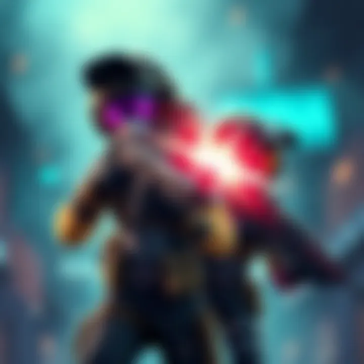 Two characters in a game working together, one securing kills while being carried by the other, showcasing teamwork to earn the Sierra pixel spray