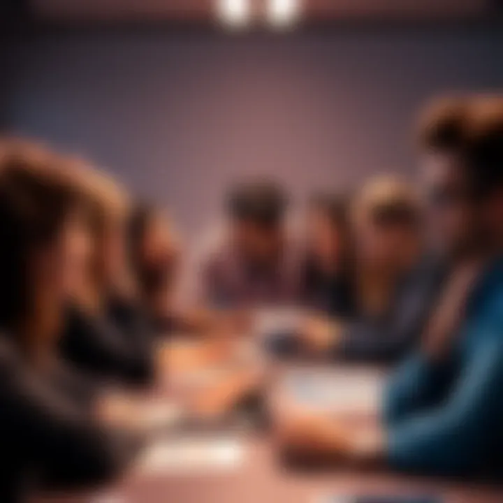 A group of teammates looking frustrated during a meeting, reflecting the challenges of dealing with a difficult teammate.