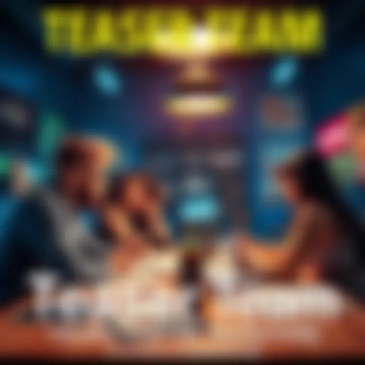 A creative team brainstorming ideas for promoting upcoming chapters, surrounded by colorful visuals and marketing materials.