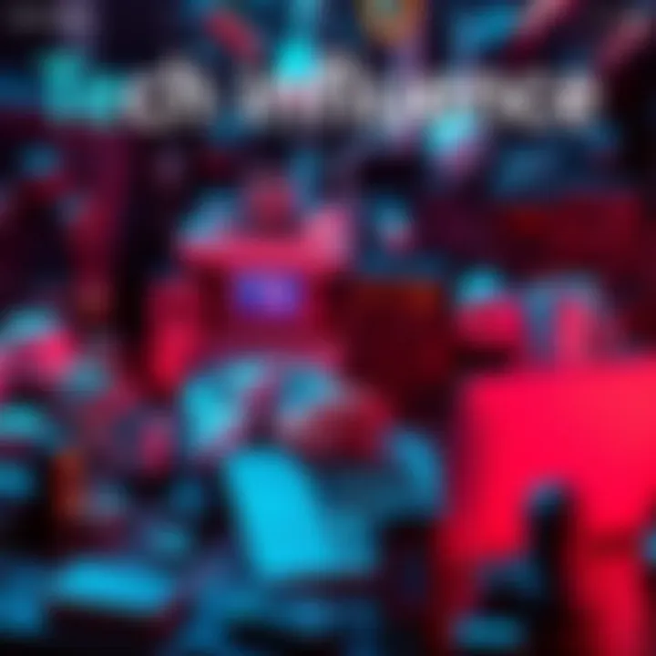 A person using a laptop surrounded by various tech gadgets, showcasing the impact of technology on daily life.