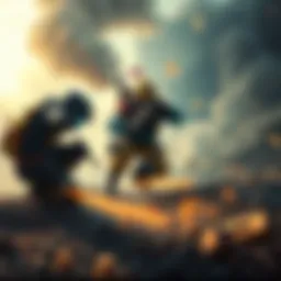 Techies character from Dota planting a bomb in a strategic location on the map