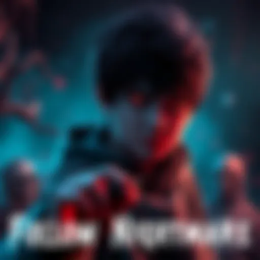 A 15-year-old game developer showcases Follow Nightmare, with a dark background and spooky elements, hinting at thrilling gameplay.