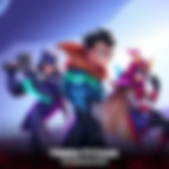 Teen Titans Overwatch Concept Skin A creative concept skin blending Teen Titans characters with Overwatch style, showcasing vibrant colors and dynamic poses.