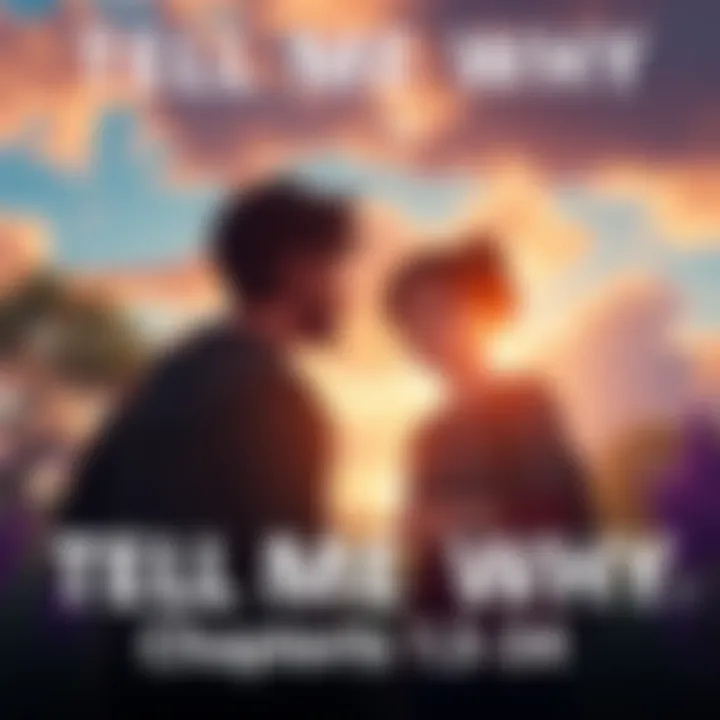 Tell Me Why Game Scene Emotional scene from Tell Me Why showing two main characters discussing in a beautiful outdoor setting.