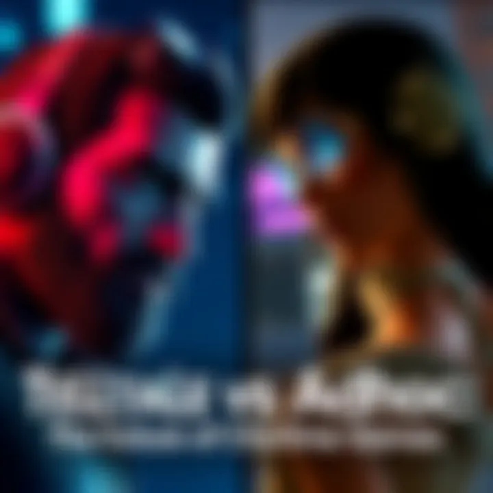 A side-by-side view of Telltale's game characters and scenes from Adhoc's latest title, highlighting differences in artistic style and storytelling elements.