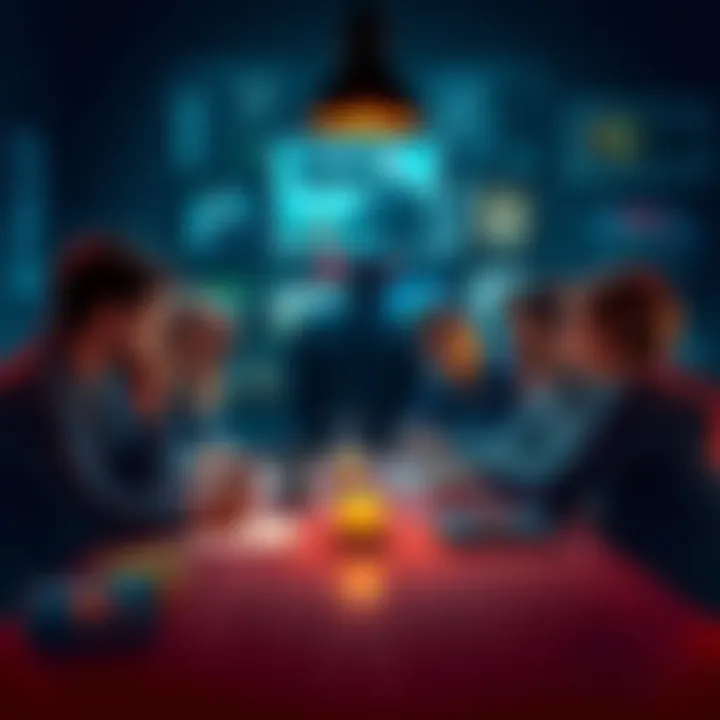 Players discussing their favorite choices in Telltale games around a table