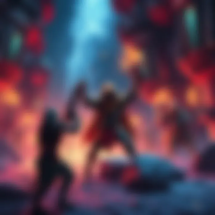 Players celebrating after finding the Tempest BP and epic loot during a Buried City Night Raid at Level 75