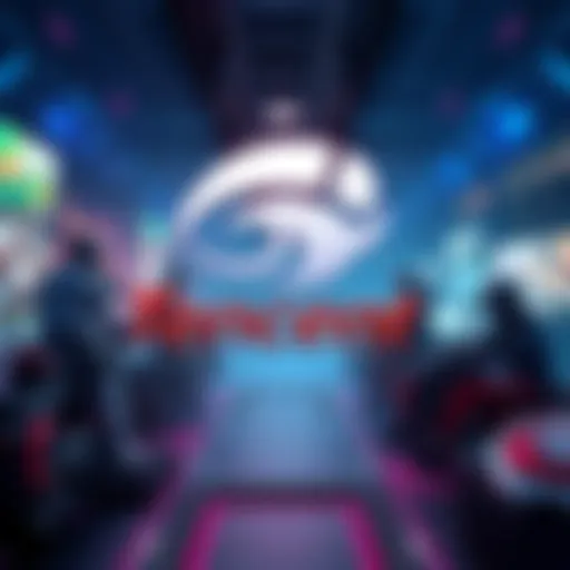 Tencent supports Highguard Studio Tencent logo alongside Highguard Studio logo with gaming graphics in the background