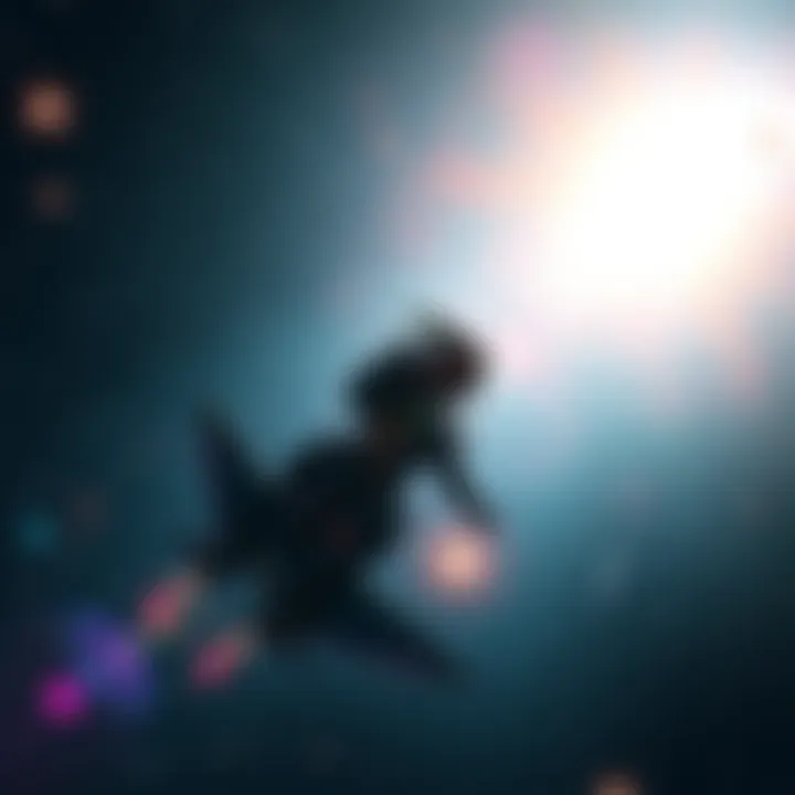 A Tenno warrior navigating through a starry sky, preparing for a mission against high flight risk targets.