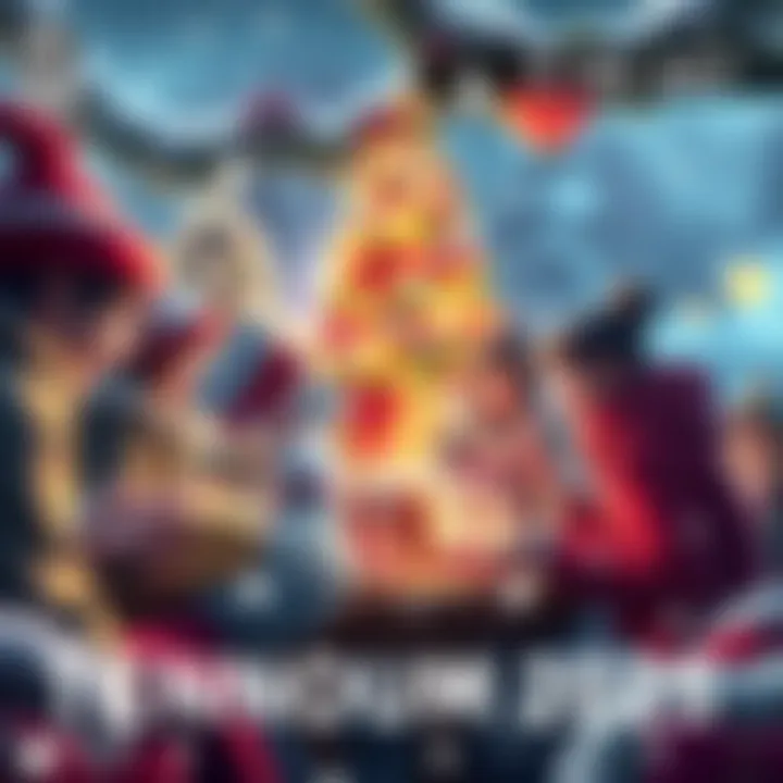 TENNOBAUM 2025 Wishlist Thread A festive scene showing players sharing gifts and joy in a gaming community during the holiday season.