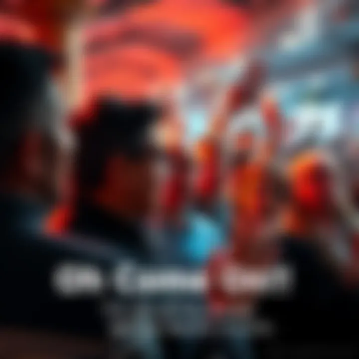 Tension in the Crowd A group of people expressing strong opinions during a heated discussion in a public space