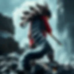 Teo skillfully maneuvers his tail to blow away rocks while preserving coal, showcasing his precision and control.