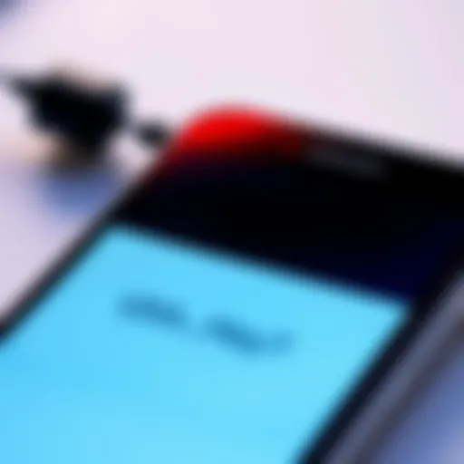 Text message on a phone A close-up of a smartphone screen displaying the text message 'Uhh…Hey?'