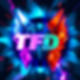 Illustration showing the logos of TFD and Evangelion merged together, with vibrant colors and a dynamic background, signaling excitement about the partnership.