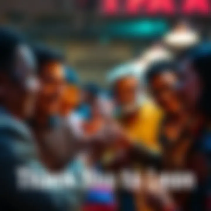 Thank You to Leon Community members expressing gratitude towards Leon with smiles and gestures of appreciation.