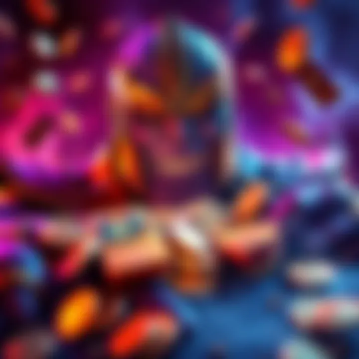 Thanos deck challenges gold spending A player frustrated with the Thanos deck while trying to complete weekly challenges, surrounded by virtual coins and tickets.