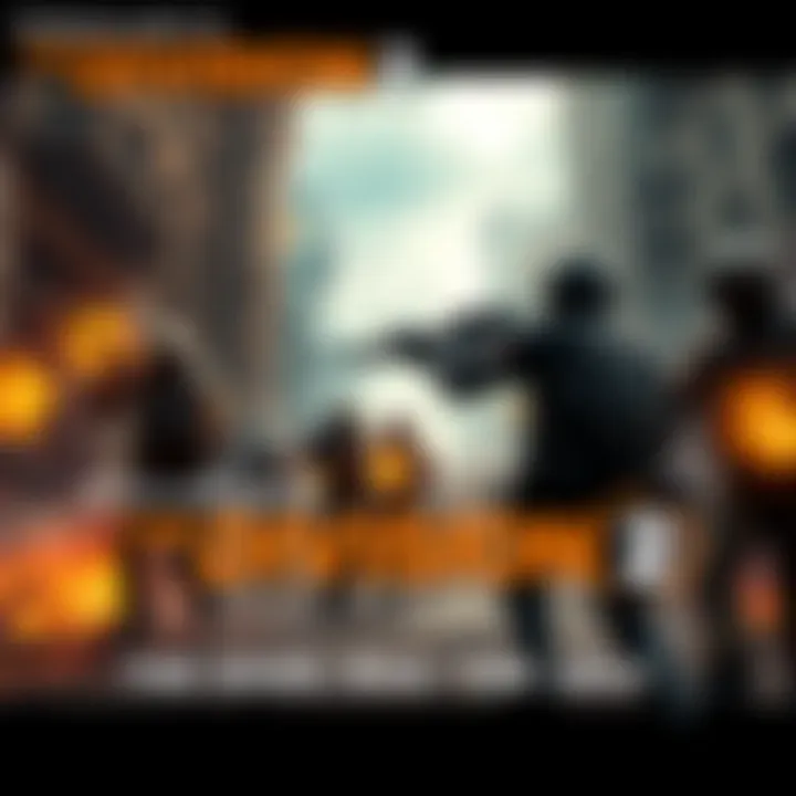 A group of characters in tactical gear fighting enemies in a ruined city environment, showcasing cooperative gameplay in The Division 2