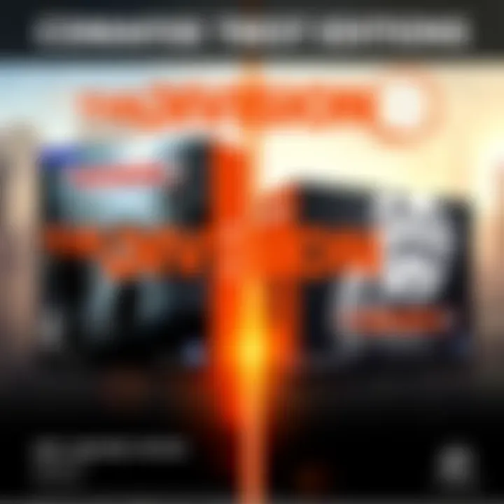 Visual comparison of Collector's and Ultimate editions of The Division 2, showcasing game covers and key features.