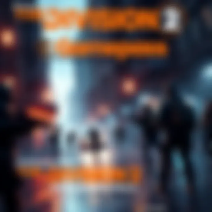 A screenshot of The Division 2 gameplay showcasing action and characters in a urban setting
