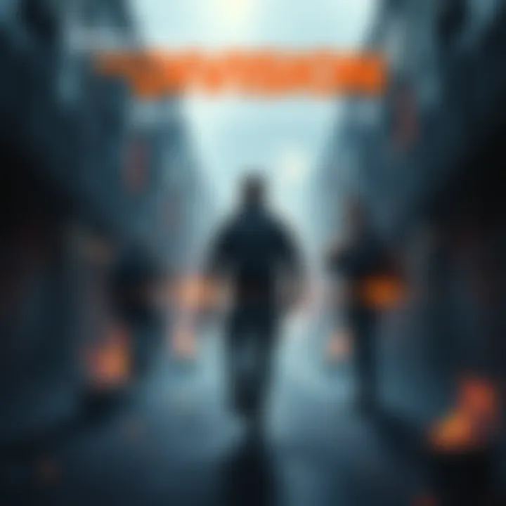 Cover art for The Division Resurgence showcasing characters in an urban setting with action elements