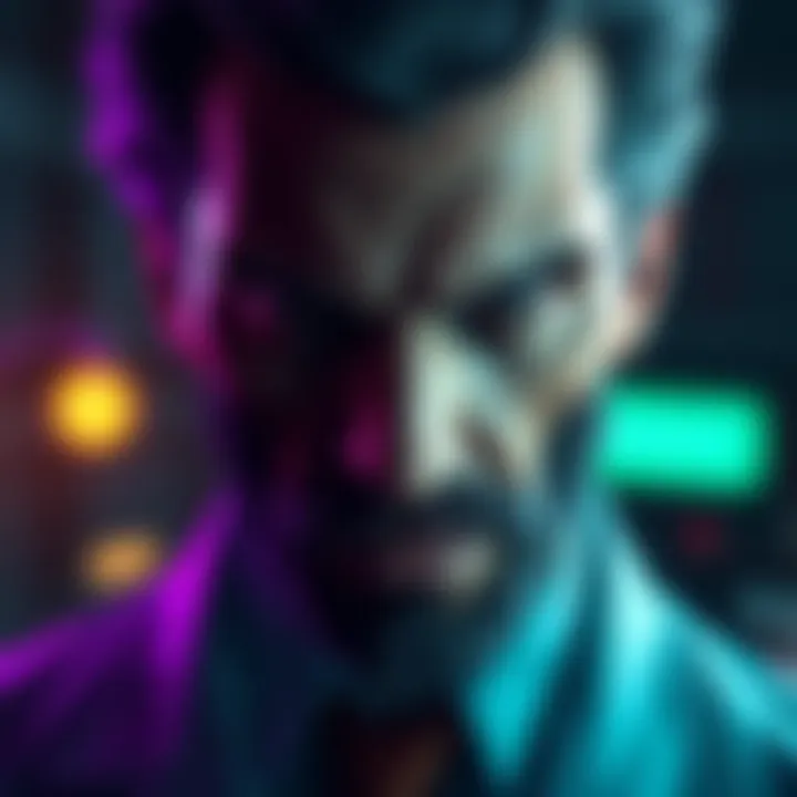 A close-up of The Doctor character from Dead by Daylight, showcasing his menacing look and unique features.