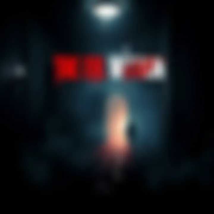 A dark, eerie scene from The Evil Within game showcasing a haunted environment with a menacing character lurking in shadows.