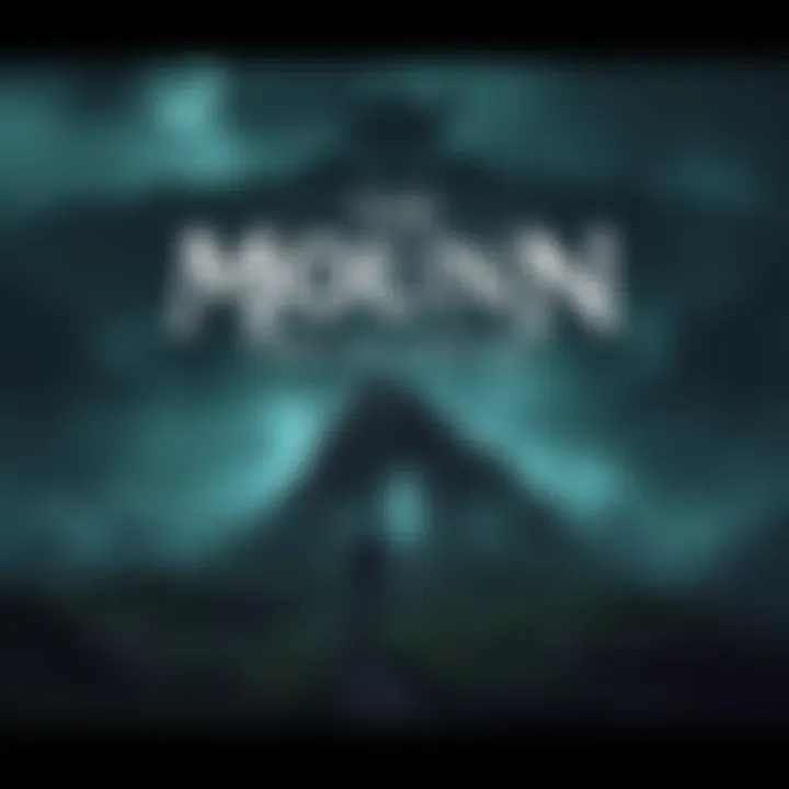 A dark and eerie scene showcasing a fictional mound with Cthulhu's shadow looming over it, hinting at adventure and mystery ahead.