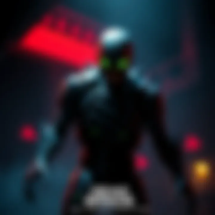 The Tormentor in Dead Space 2 The Tormentor character stands menacingly in a dark, sci-fi environment, showcasing its intimidating features and presence.