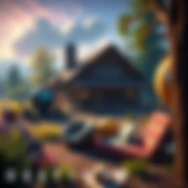 A cozy scene of The Farm in Destiny, showcasing players enjoying the unique environment and music.