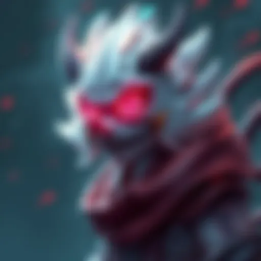 A unique character design showcasing The Krasue with a blend of artistic elements and digital tools