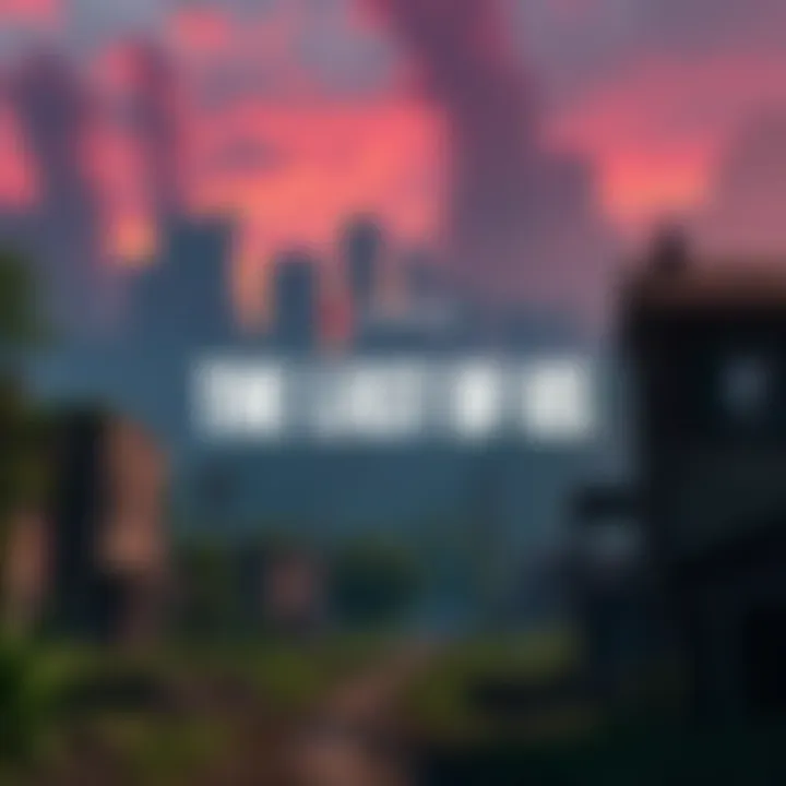 A scene depicting a post-apocalyptic city with overgrown vegetation and abandoned buildings, representing the impact of the outbreak.