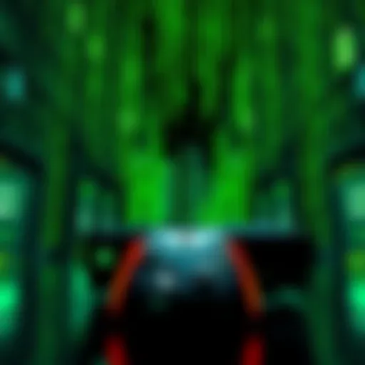 The cover of The Matrix Awakens featuring the iconic green code and a futuristic city backdrop with an Xbox console and controller in the foreground.