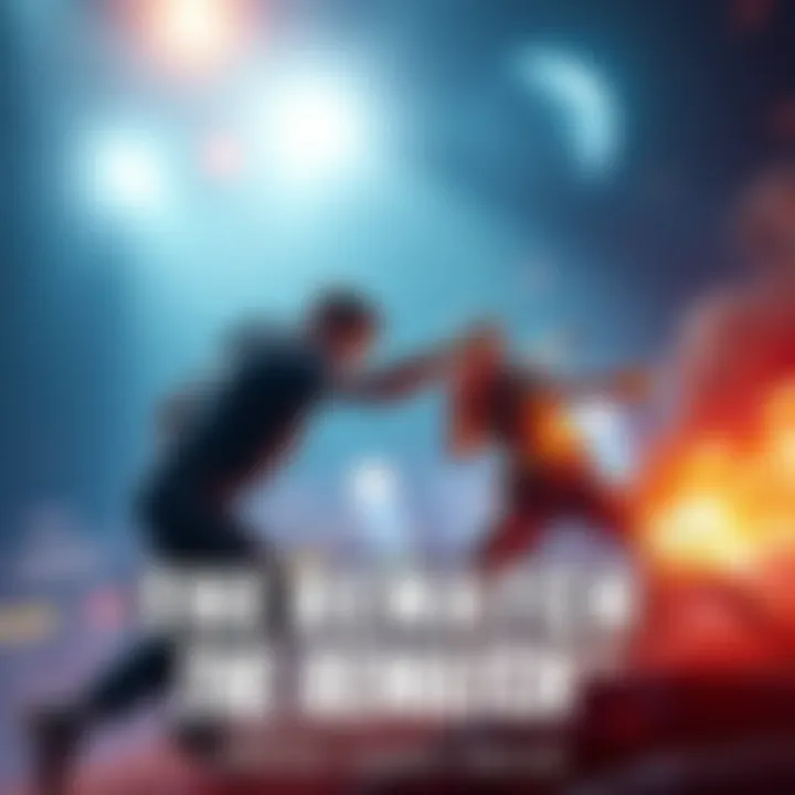 An action-packed scene from The Rematch showcasing new gameplay features and characters in combat.