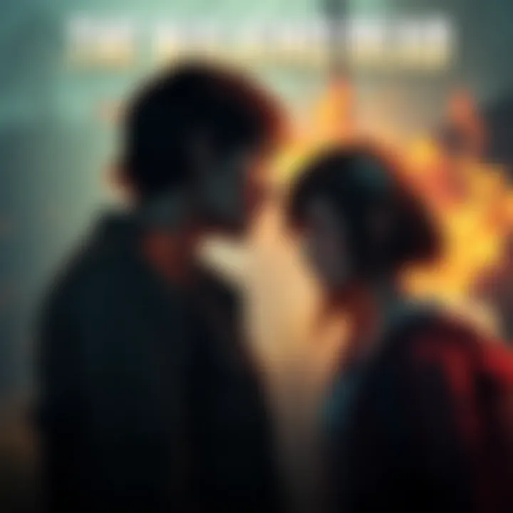 A scene showing a gamer contemplating a choice between Kenny and Lily regarding Larry's fate in The Walking Dead.