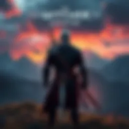 The Witcher IV Adventure A heroic figure stands in a fantasy landscape, sword in hand, ready for new challenges in The Witcher IV.