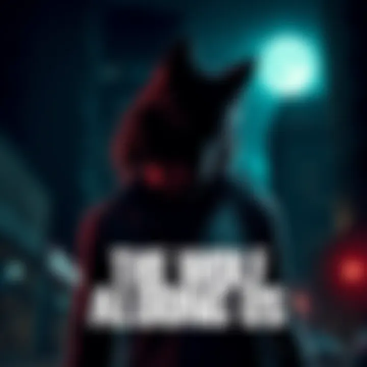 The cover art of 'The Wolf Among Us' featuring main character Bigby Wolf in a dark urban setting