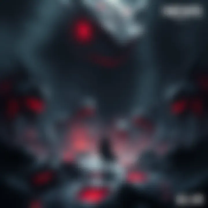 A dark fantasy world in 'There is no Light' A character exploring a shadowy realm with ominous creatures and a mysterious atmosphere in 'There is no Light'