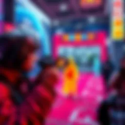 A thermal scope targeting an invisible character in a gaming environment during a Chinese event