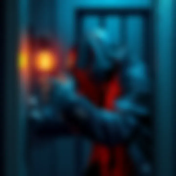 A frustrated gamer trying to pick a locked door in Thief Deadly Shadows during a tutorial with a bug