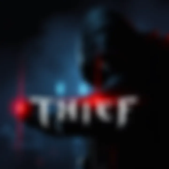 Cover art featuring iconic Thief game character in a dark, stealthy environment