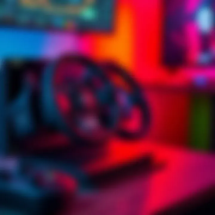 Thrustmaster farmstick and Logitech G920 steering wheel connected to an Xbox Series X console