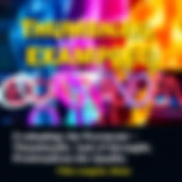 A colorful thumbnail showcasing vibrant visuals with bold text to attract viewer attention