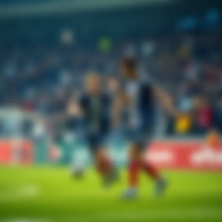 THwErmALS players in a surprising 15-second action during a match, with fans reacting in the background