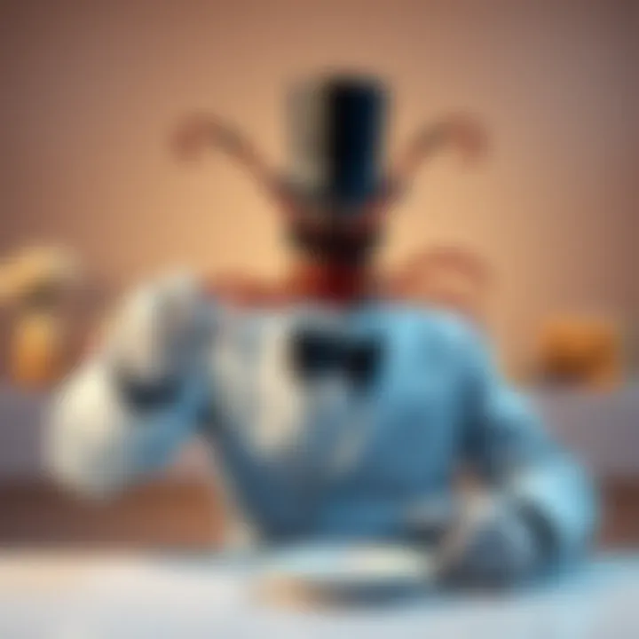 Hilarious Tick Memes Collection A funny and engaging tick meme featuring a butler serving a tick with a humorous expression